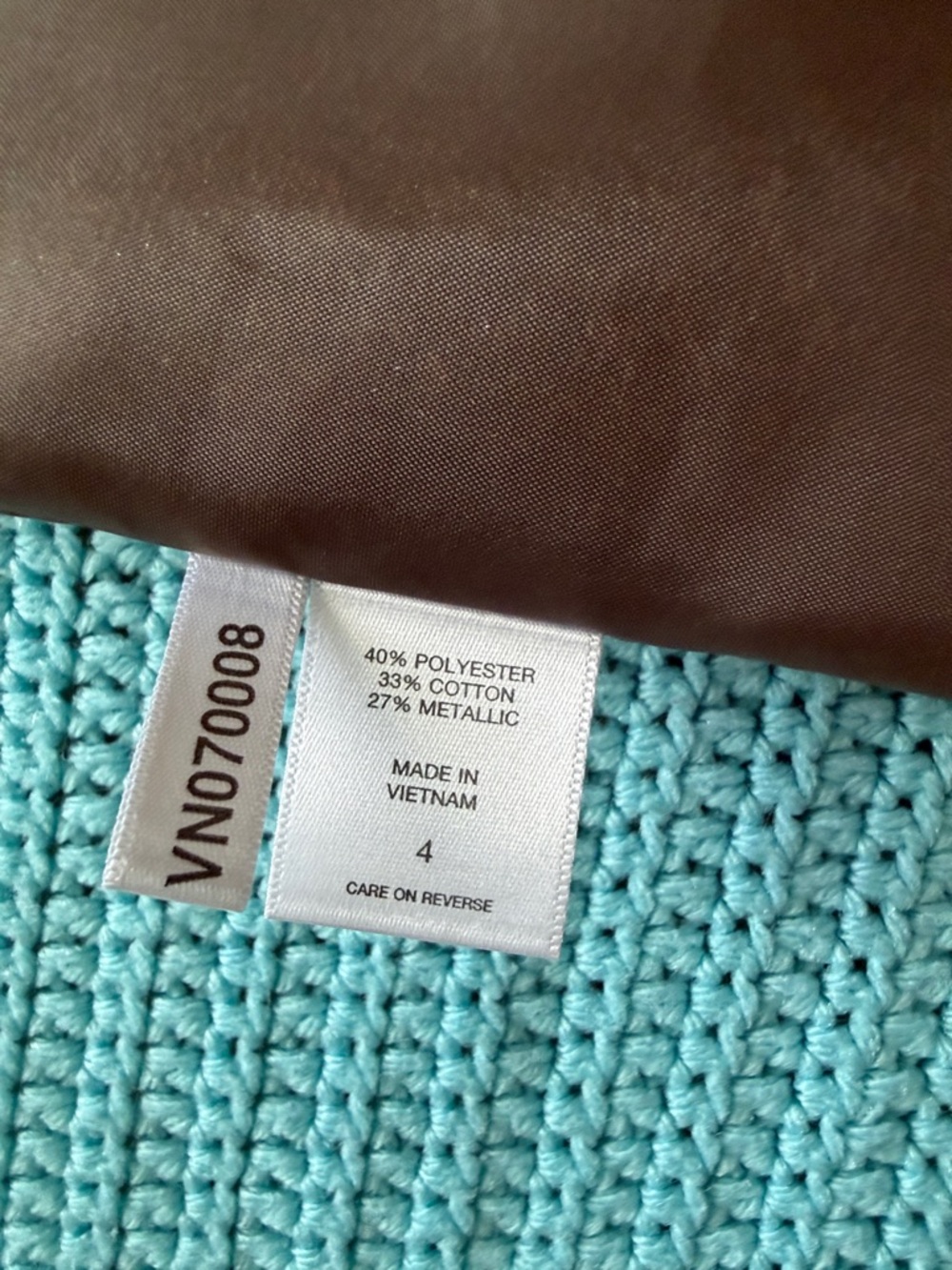 New York & Company Metallic Textured Pencil Skirt in Gold and Silver - Picture 5 of 8